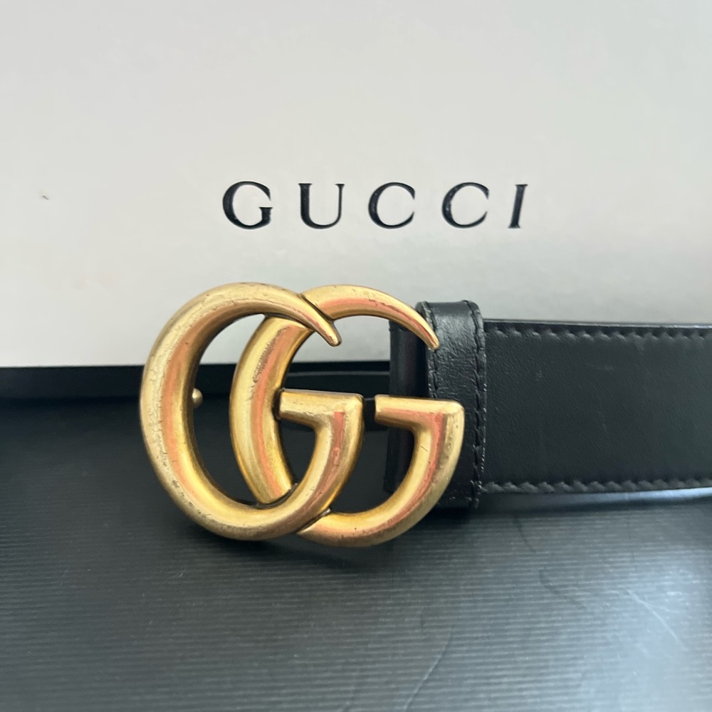 Real Double G Gucci Belt